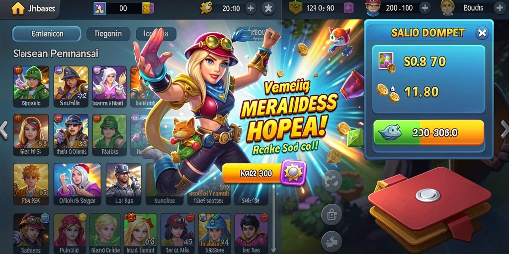 dv188 - Screenshot menunjukkan karakter utama dalam aksi.